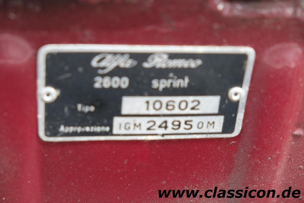 1963 - ALFA ROMEO 2600 Sprint - 22